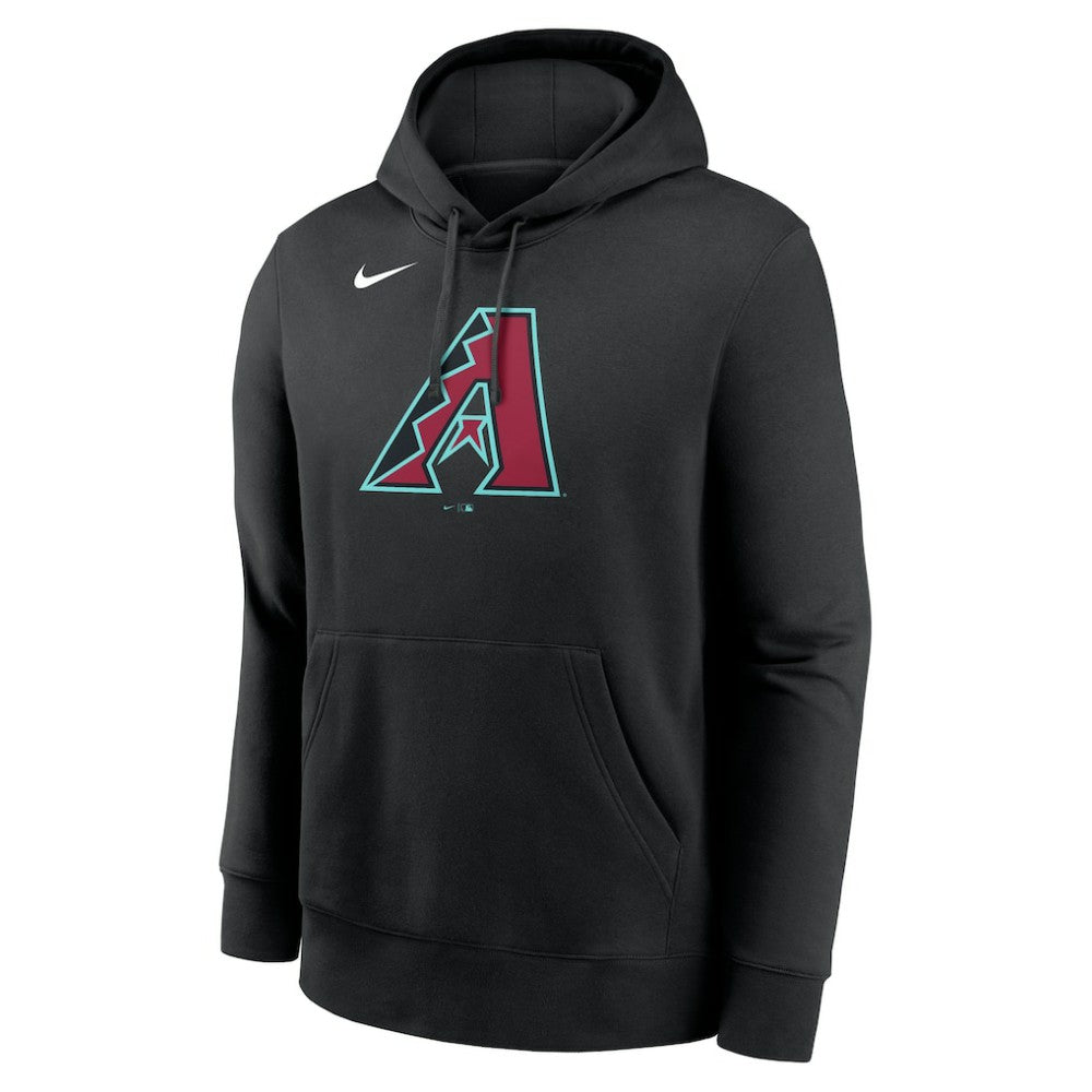 Arizona Diamondbacks Logo Club Fleece Hoodie Black