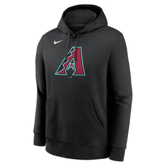 Arizona Diamondbacks Logo Club Fleece Hoodie Black