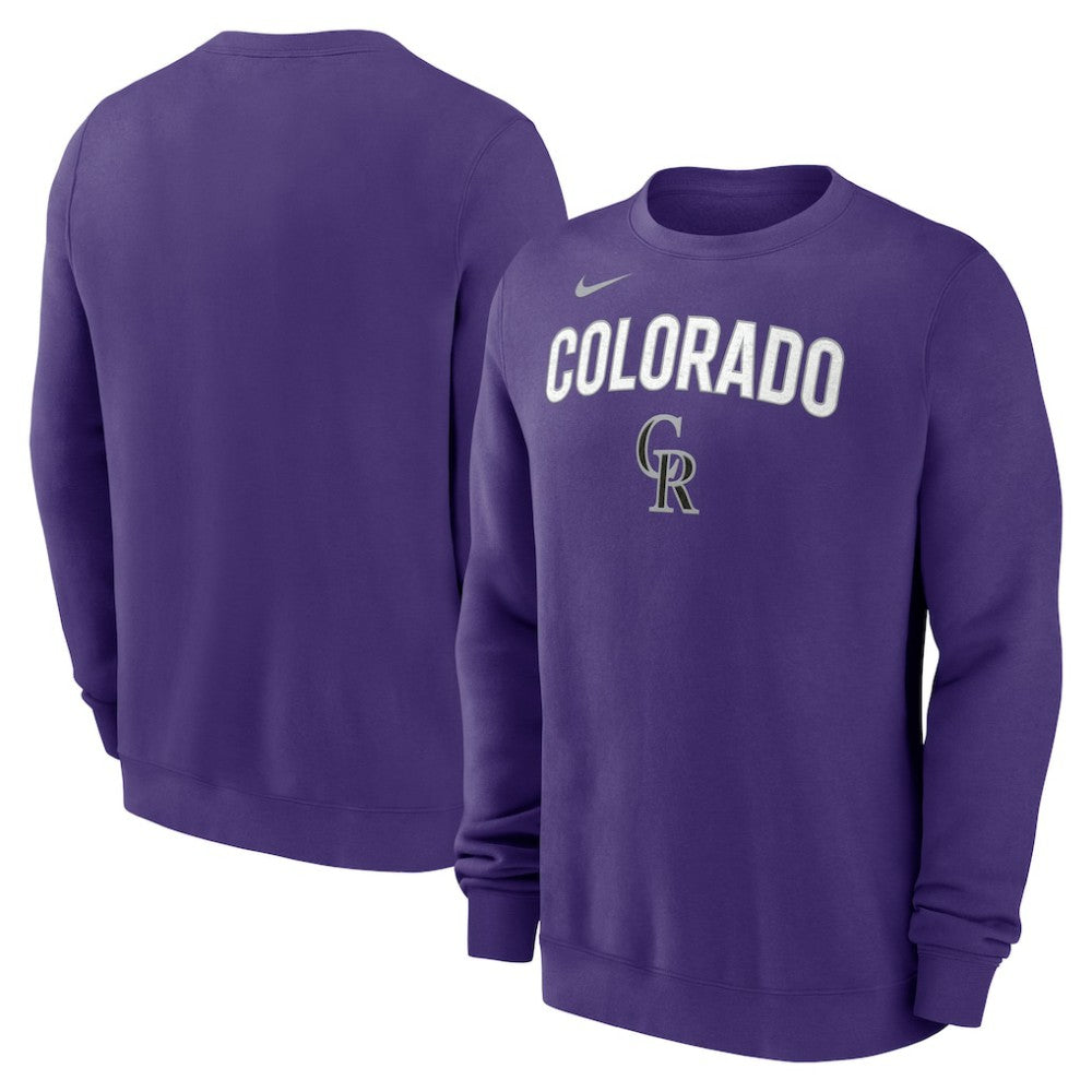 Colorado Rockies Sweatshirt Purple