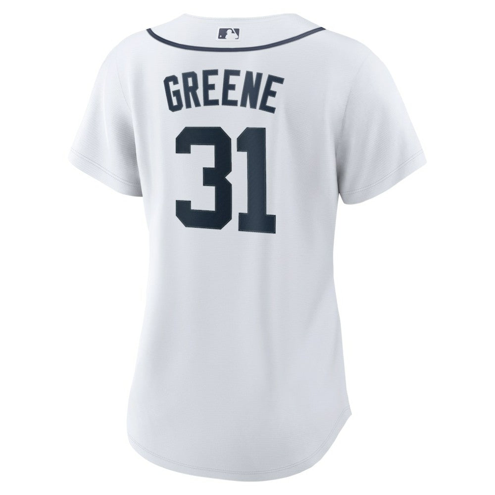 Riley Greene Detroit Tigers Women's Home Replica Player Jersey White