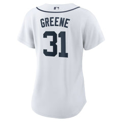 Riley Greene Detroit Tigers Women's Home Replica Player Jersey White