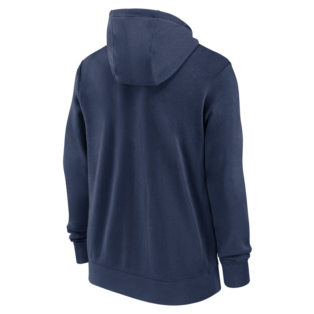 Cleveland Guardians Knockout Script Full-Zip Hoodie Navy