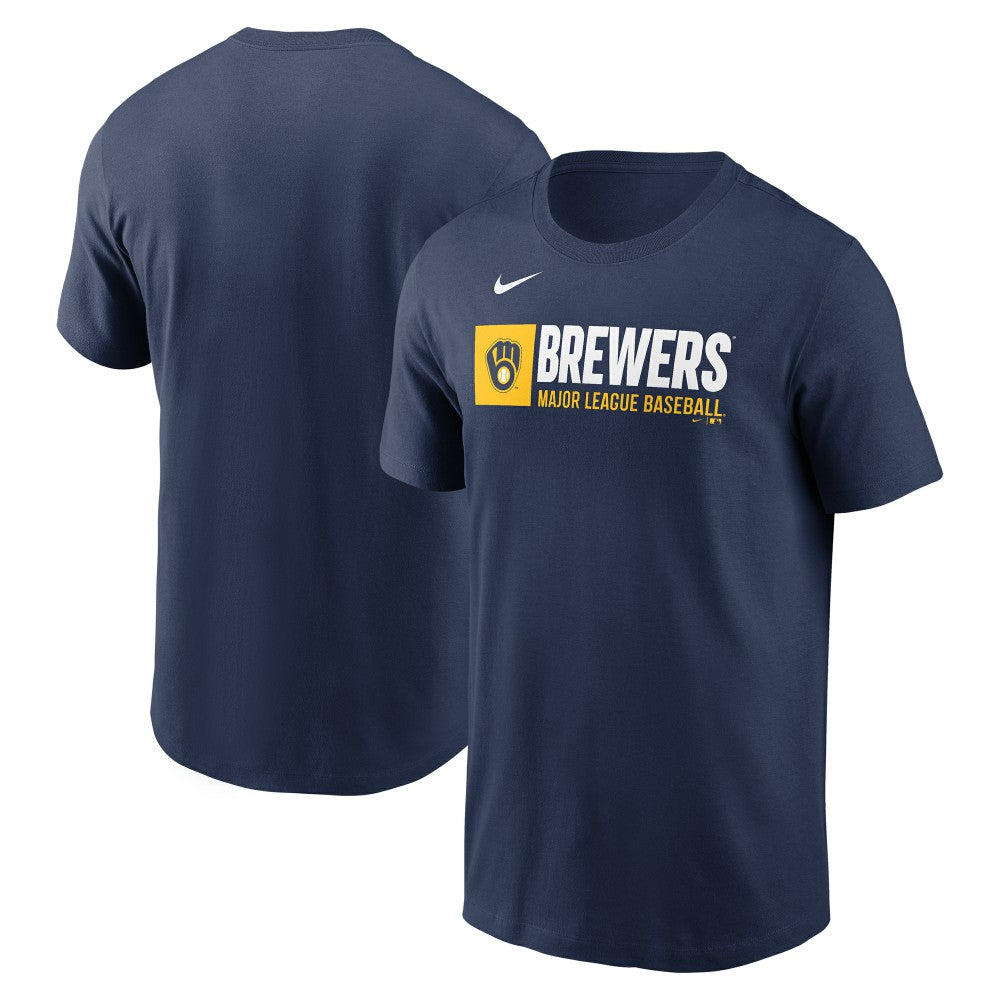 Milwaukee Brewers Team Block T-Shirt Navy