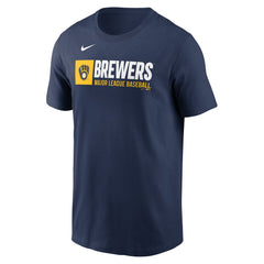 Milwaukee Brewers Team Block T-Shirt Navy
