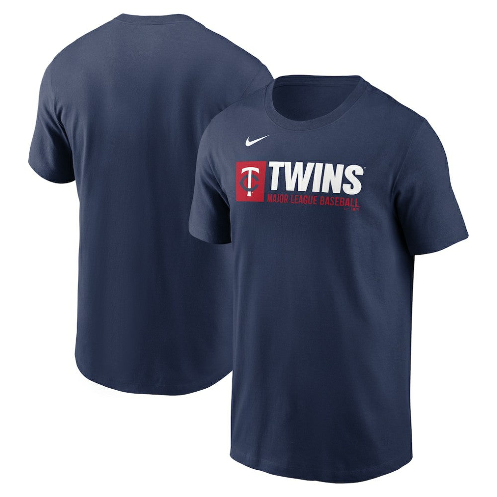 Minnesota Twins Team Block T-Shirt Navy