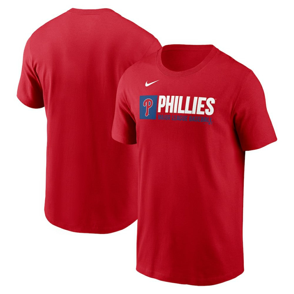 Philadelphia Phillies Team Block T-Shirt Red