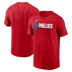 Philadelphia Phillies Team Block T-Shirt Red