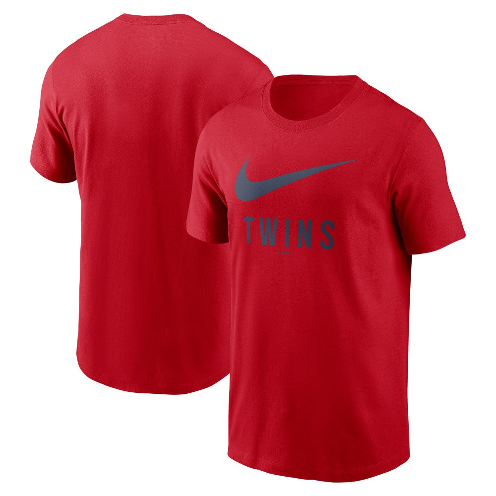 Minnesota Twins Swoosh T-Shirt Red