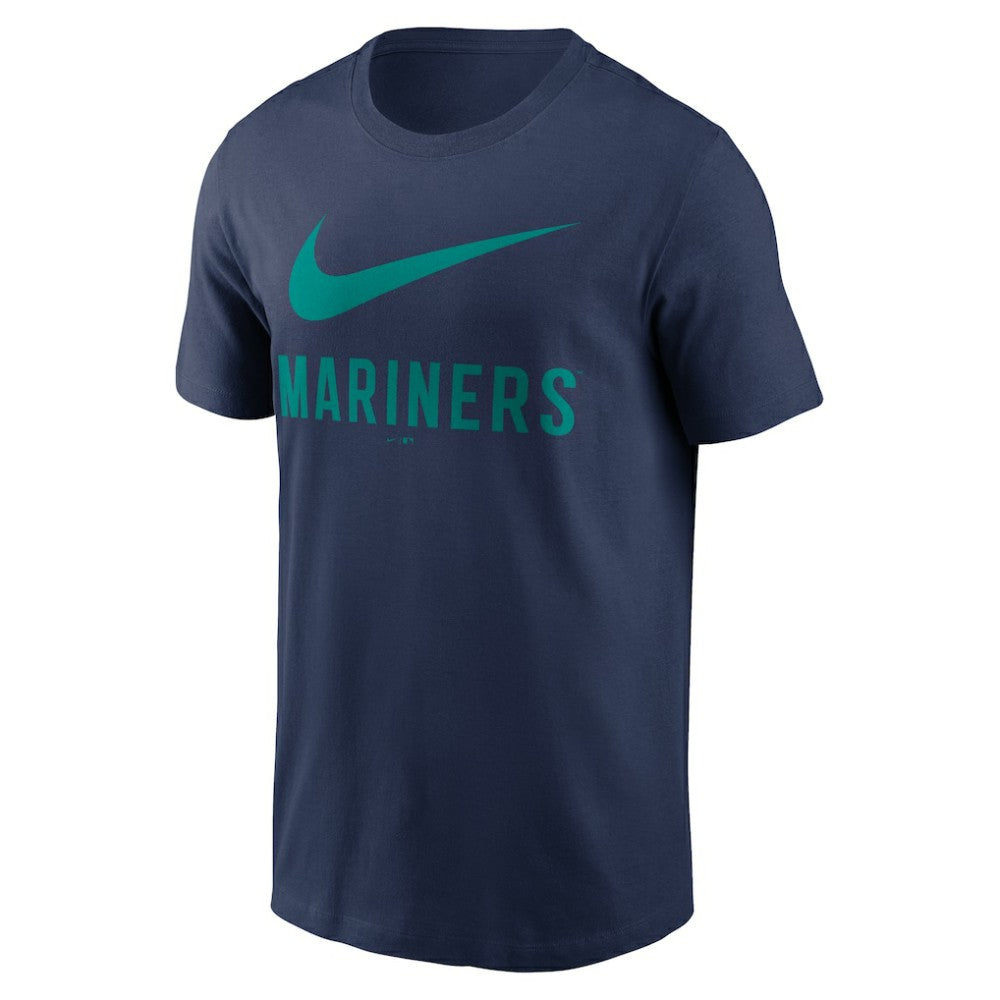 Seattle Mariners Swoosh T-Shirt Navy