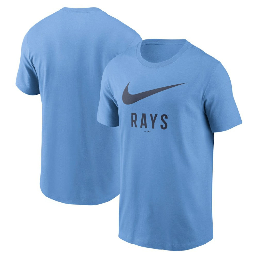 Tampa Bay Rays Swoosh T-Shirt Light Blue