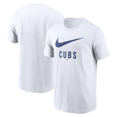 Chicago Cubs Swoosh T-Shirt White