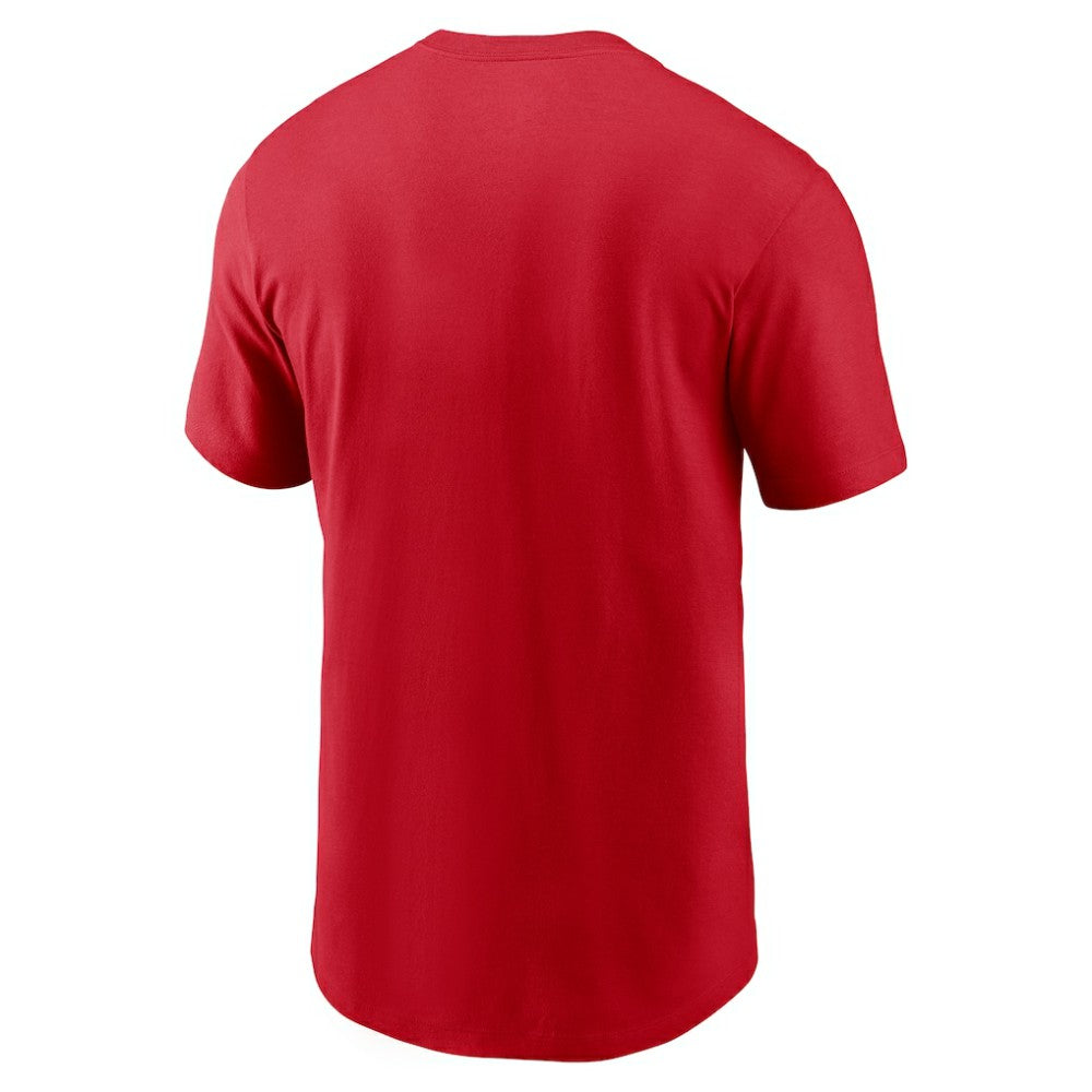 Atlanta Braves Swoosh T-Shirt Red