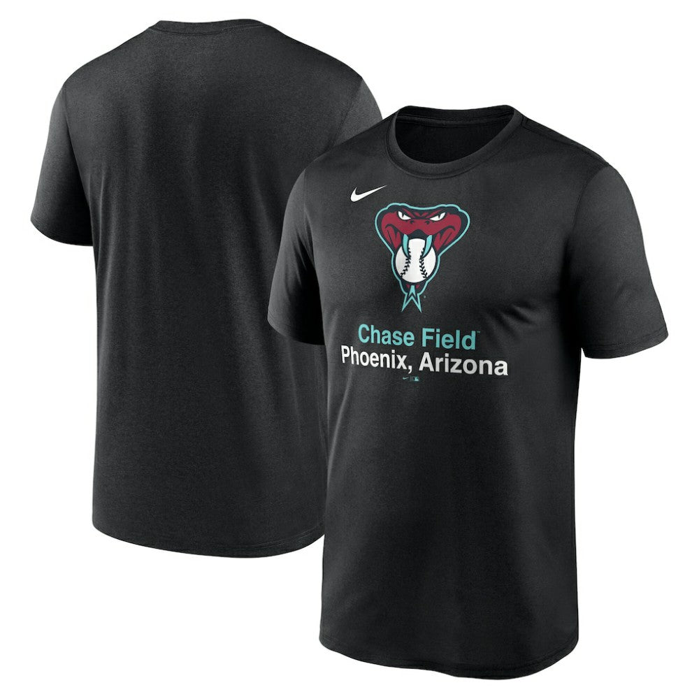 Arizona Diamondbacks Stadium Legend Performance T-Shirt Black