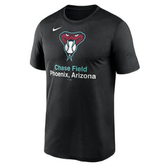 Arizona Diamondbacks Stadium Legend Performance T-Shirt Black