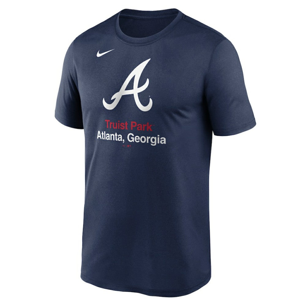 Atlanta Braves Stadium Legend Performance T-Shirt Navy