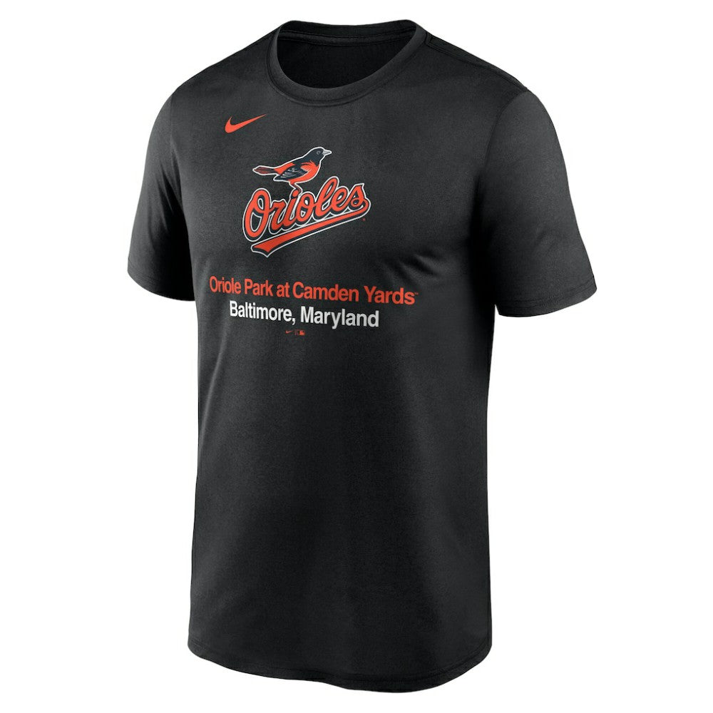 Baltimore Orioles Stadium Legend Performance T-Shirt Black