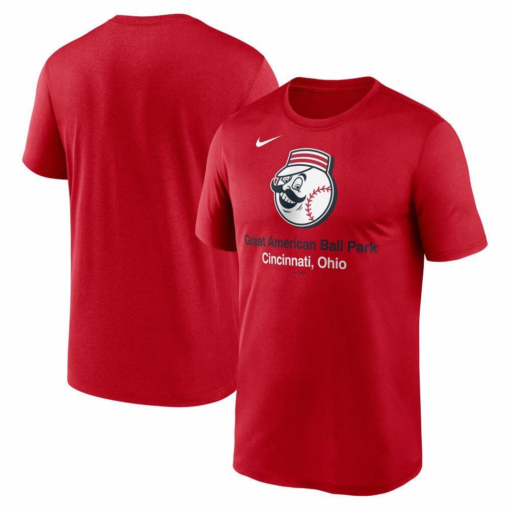 Cincinnati Reds Stadium Legend Performance T-Shirt Red