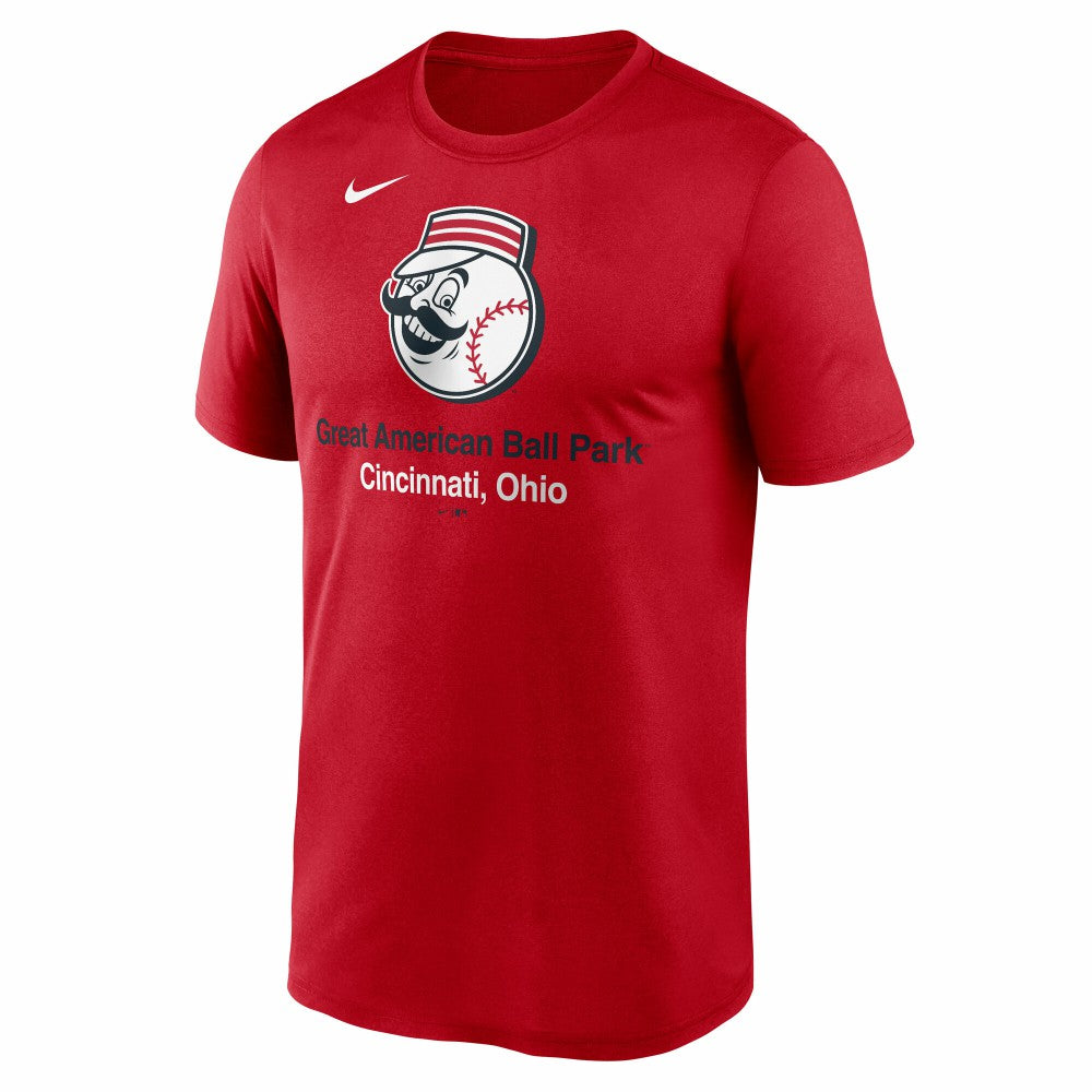 Cincinnati Reds Stadium Legend Performance T-Shirt Red