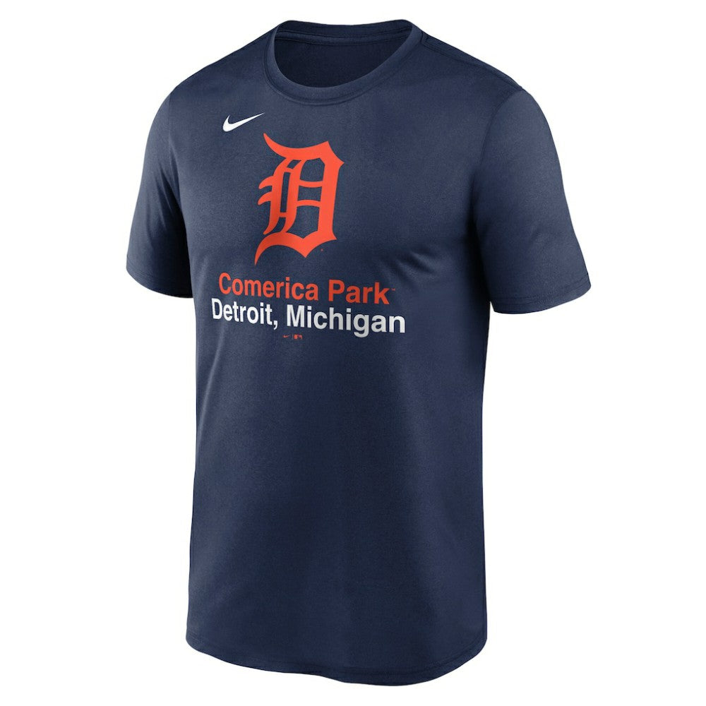 Detroit Tigers Stadium Legend Performance T-Shirt Navy