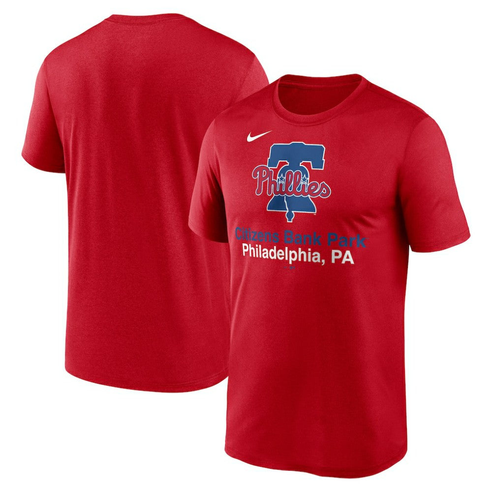 Philadelphia Phillies Stadium Legend Performance T-Shirt Red