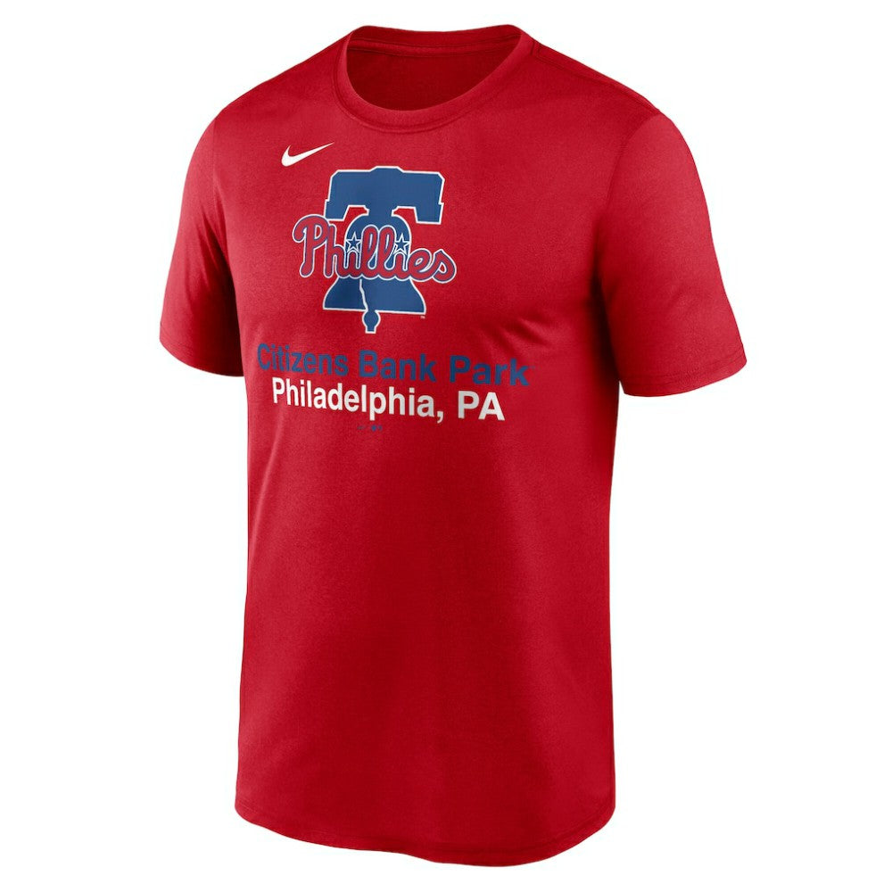Philadelphia Phillies Stadium Legend Performance T-Shirt Red