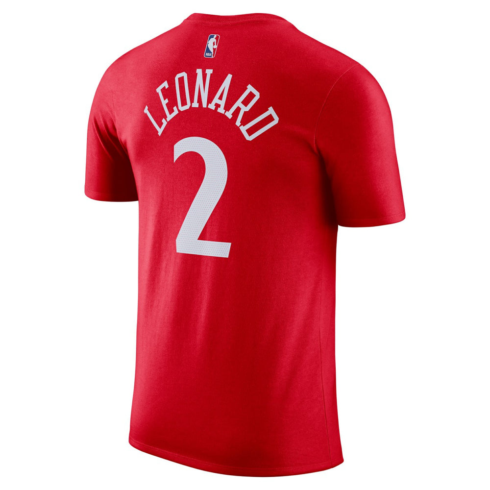 Kawhi Leonard LA Clippers Jordan Brand Statement Edition Name & Number T-Shirt - Red on sale
