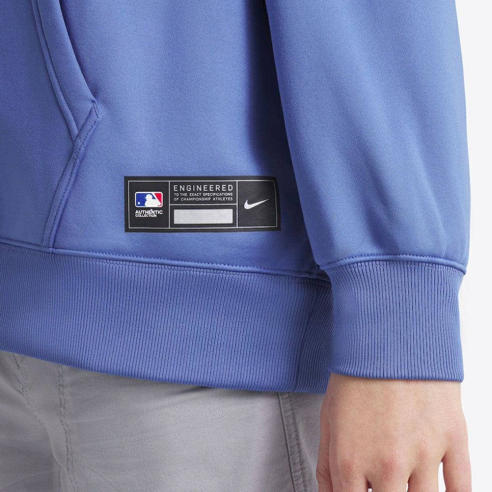 Washington Nationals Women's 2025 City Connect Authentic Collection Therma-FIT Hoodie Blue
