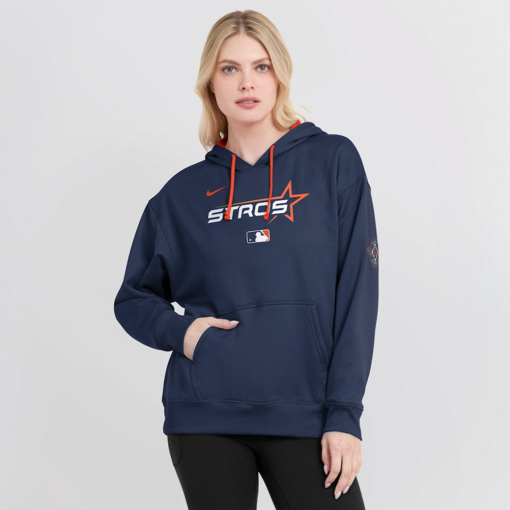 Houston Astros Women's 2025 City Connect Authentic Collection Therma-FIT Hoodie Navy
