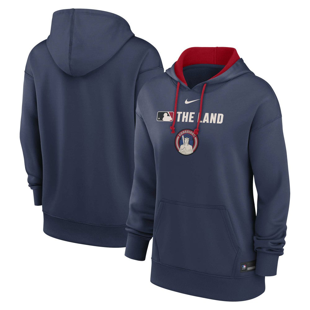 Cleveland Guardians Women's City Connect Authentic Collection Therma-FIT Hoodie Navy