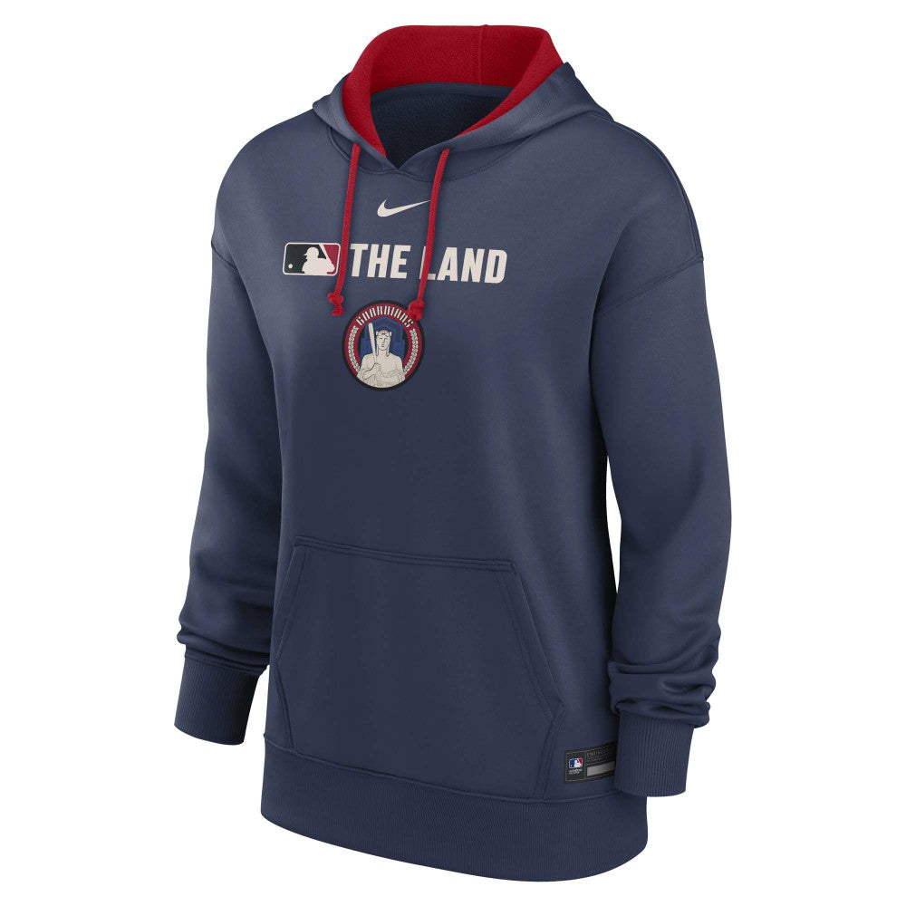 Cleveland Guardians Women's City Connect Authentic Collection Therma-FIT Hoodie Navy