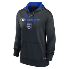Detroit Tigers Women's City Connect Authentic Collection Therma-FIT Hoodie Navy