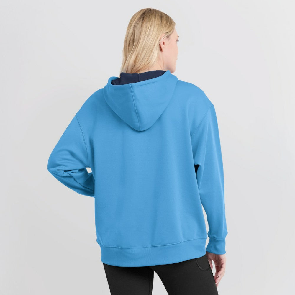 Milwaukee Brewers Women's City Connect Authentic Collection Therma-FIT Hoodie Powder Blue