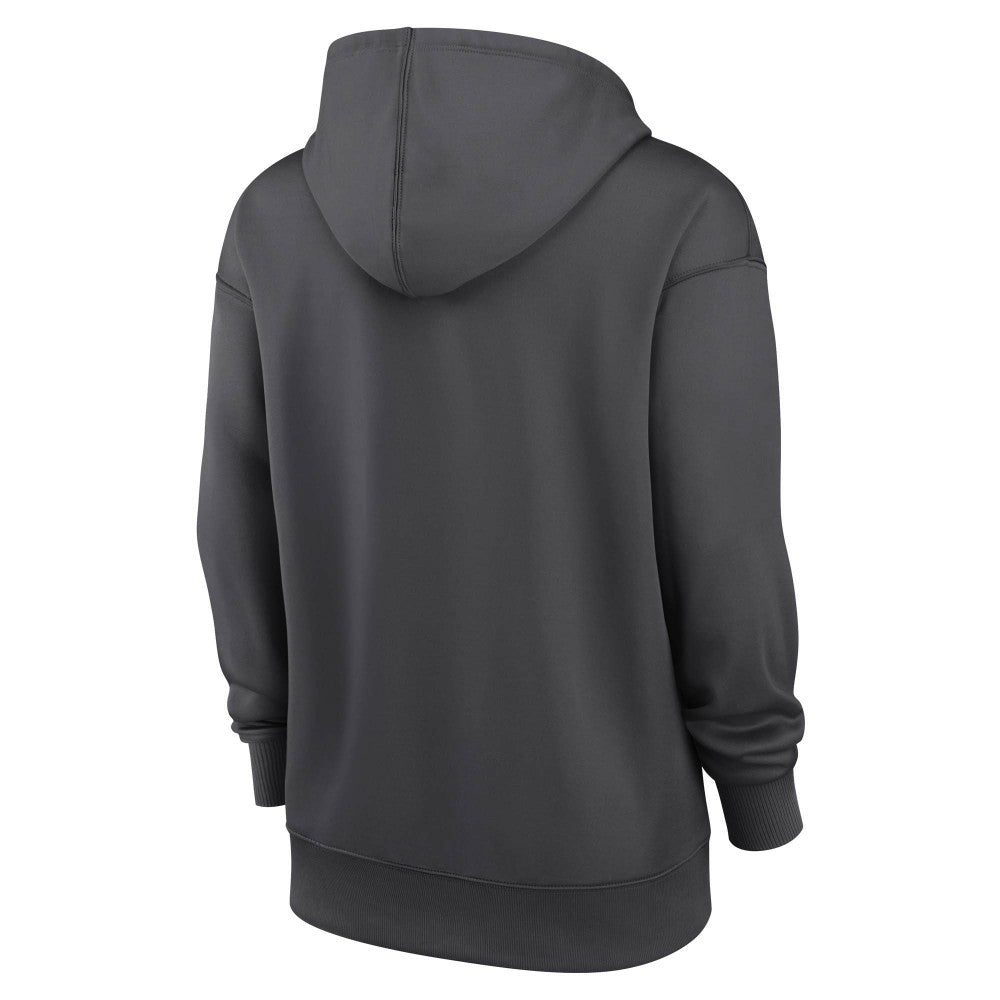 New York Mets Women's City Connect Authentic Collection Therma-FIT Hoodie Anthracite