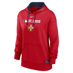 St. Louis Cardinals Women's City Connect Authentic Collection Therma-FIT Hoodie Red
