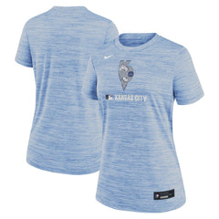 Kansas City Royals Women's Authentic Collection City Connect Velocity Dri-FIT T-Shirt Light Blue