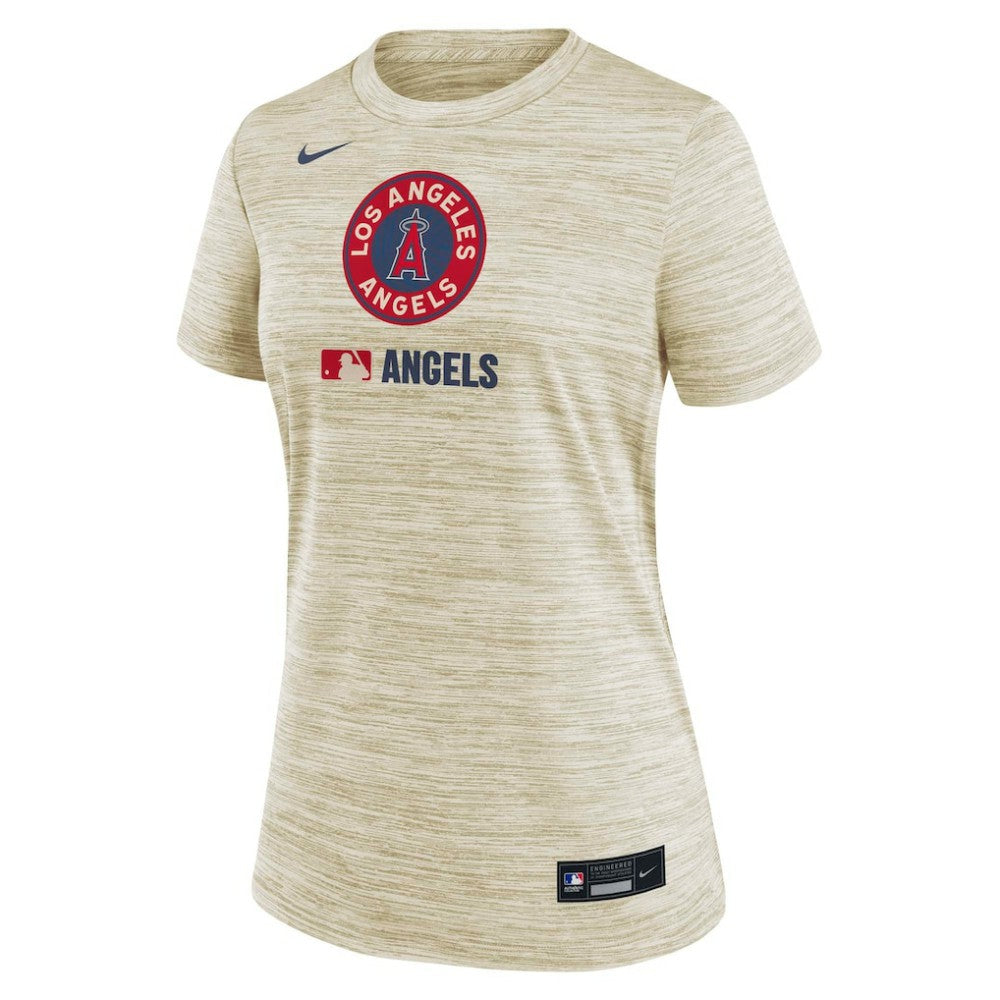 Los Angeles Angels Women's Authentic Collection City Connect Velocity Dri-FIT T-Shirt Natural