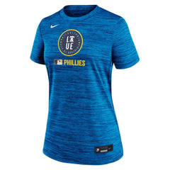 Philadelphia Phillies Women's Authentic Collection City Connect Velocity Dri-FIT T-Shirt Royal
