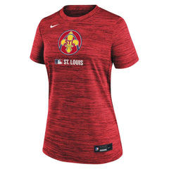 St. Louis Cardinals Women's Authentic Collection City Connect Velocity Dri-FIT T-Shirt Red
