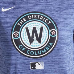 Washington Nationals Women's 2025 City Connect Authentic Collection Velocity Dri-FIT T-Shirt Gray