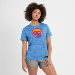 Colorado Rockies Women's 2025 City Connect Authentic Collection Velocity Dri-FIT T-Shirt Blue