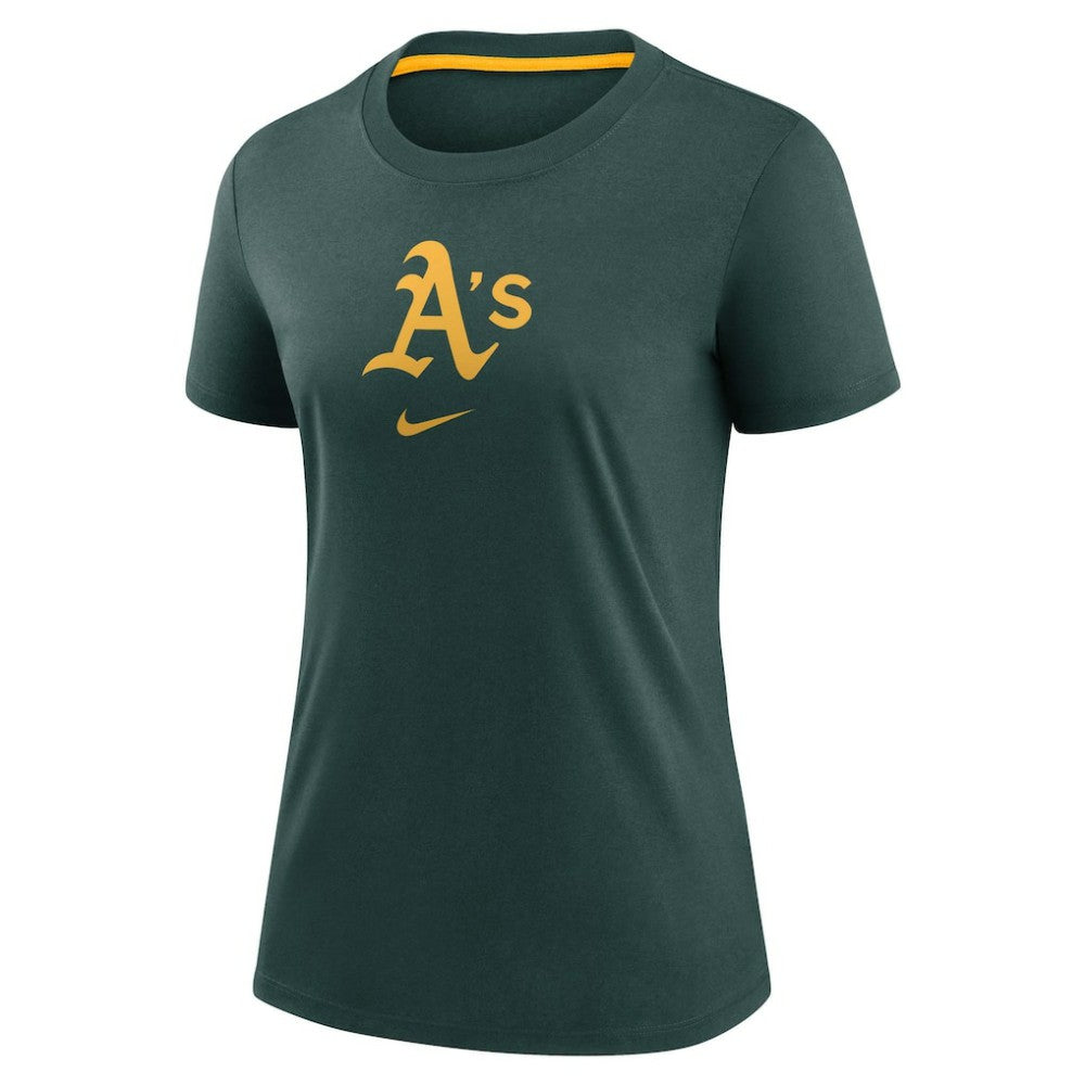 Athletics Women's Authentic Collection Early Work Tri-Blend T-Shirt Green