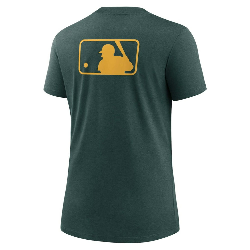 Athletics Women's Authentic Collection Early Work Tri-Blend T-Shirt Green