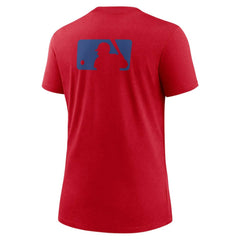 Philadelphia Phillies Women's Authentic Collection Early Work Tri-Blend T-Shirt Red