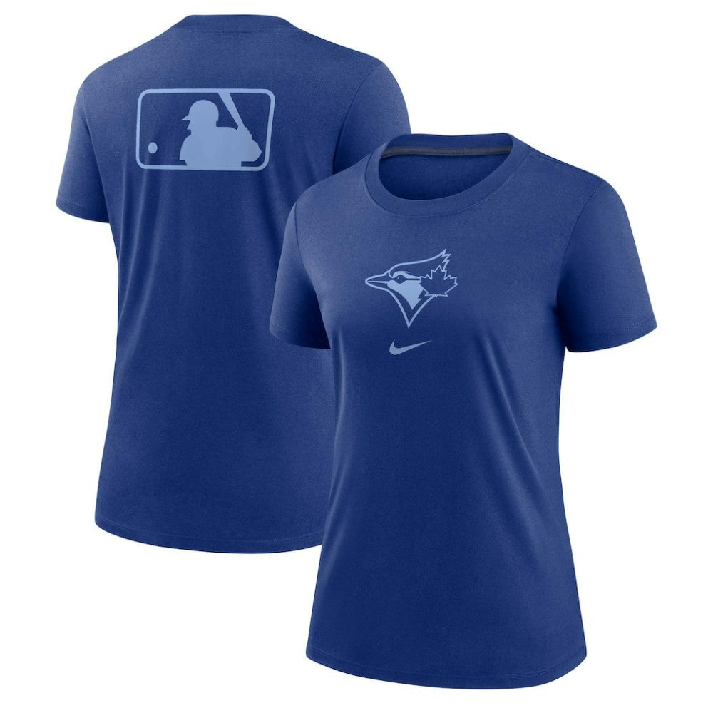 Toronto Blue Jays Women's Authentic Collection Early Work Tri-Blend T-Shirt Royal