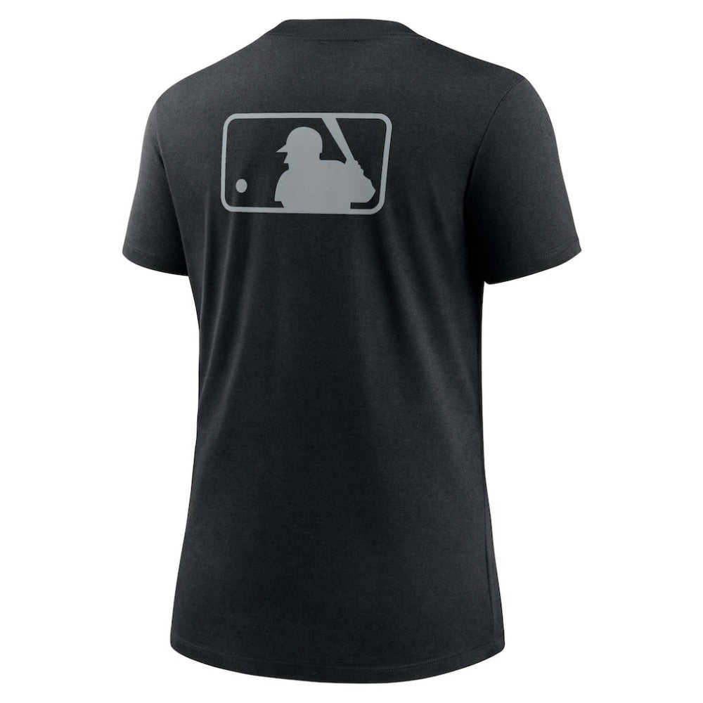 Chicago White Sox Women's Authentic Collection Early Work Tri-Blend T-Shirt Black