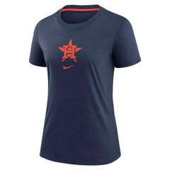 Houston Astros Women's Authentic Collection Early Work Tri-Blend T-Shirt Navy