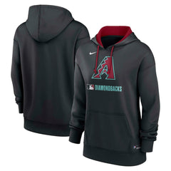 Arizona Diamondbacks Women's Authentic Collection Therma-FIT Hoodie Black