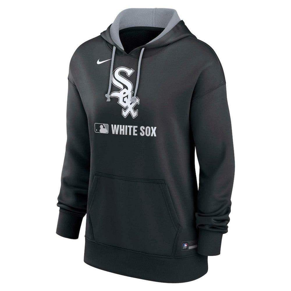 Chicago White Sox Women's Authentic Collection Therma-FIT Hoodie Black
