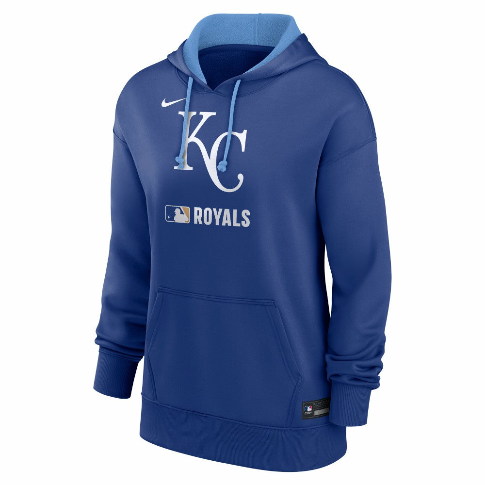 Kansas City Royals Women's Authentic Collection Therma-FIT Hoodie Royal