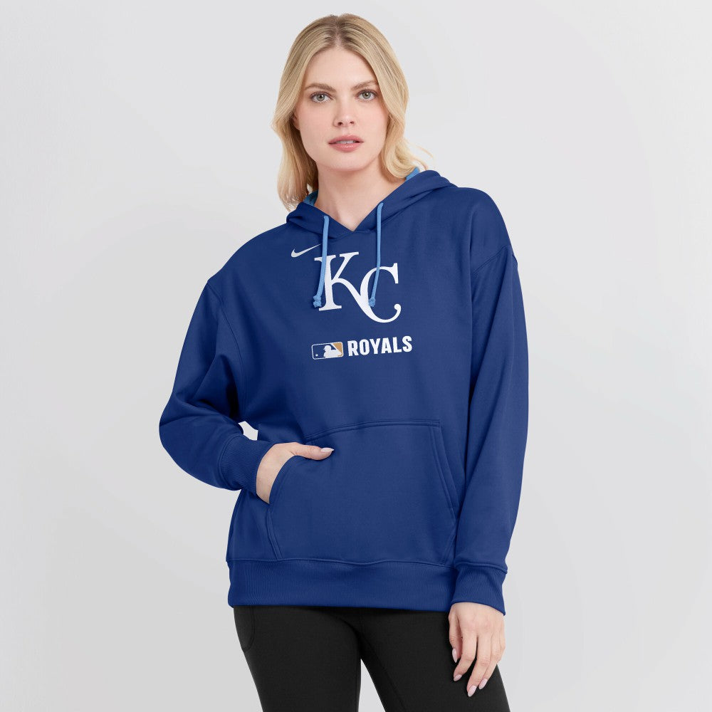 Kansas City Royals Women's Authentic Collection Therma-FIT Hoodie Royal